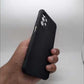 Samsung A04s Carbon Fiber texture Hard Rubber armour back cover shock-porof case