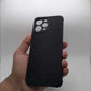 Redmi Note 12 Carbon Fiber texture Hard Rubber armour back cover shock-porof case