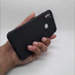 Samsung A11 Carbon Fiber texture Hard Rubber armour back cover shock-porof case