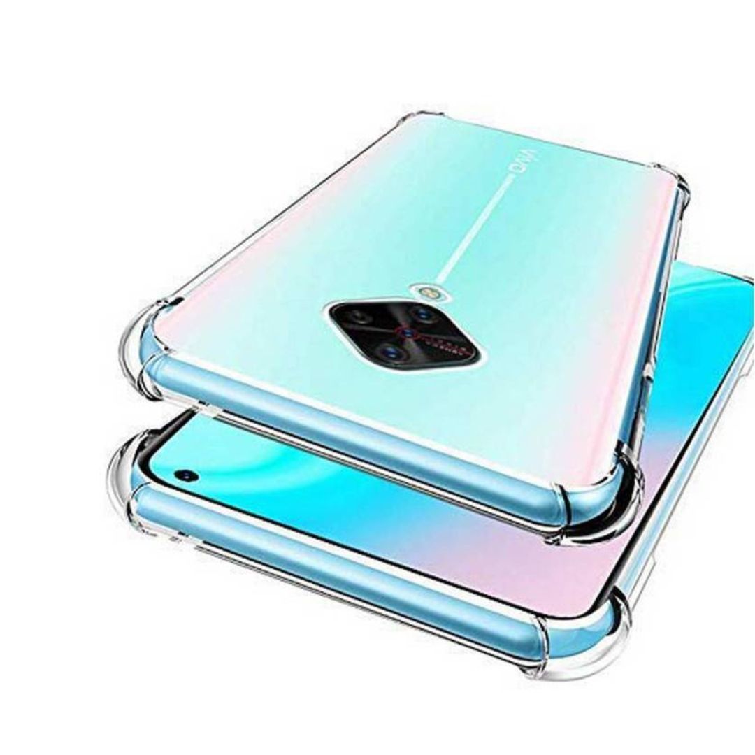 AntiShock Clear Back Cover Soft Silicone TPU Bumper case for Vivo S1 Pro