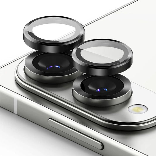 Samsung S24 Edge Camera lens protection Ring with Tempered glass