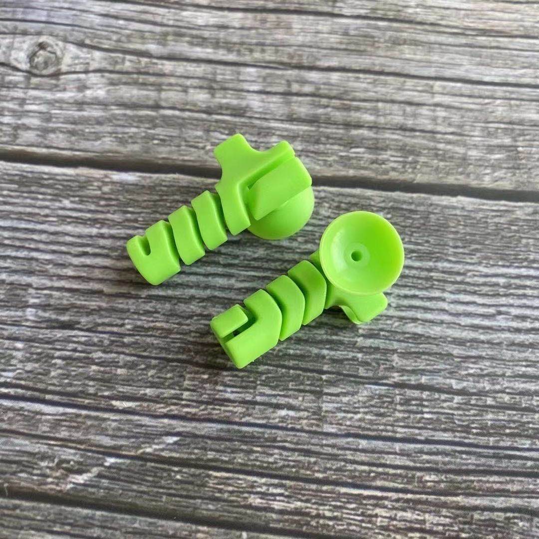 Rubber Cable Protector Pack of 4 Pcs Mixed Colours