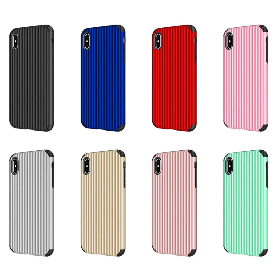 New Stand Stipe RGB Hard Perfect Grip Suitcase type Back Cover Phone Case for apple iPhone